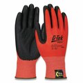 Fast Fans KEV Hi-Vis Seamless Knit Yarn Kevlar Gloves, Red & Black - Large FA3758386